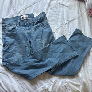 Lucky Brand Mid Rise Boot Jeans - Light Blue